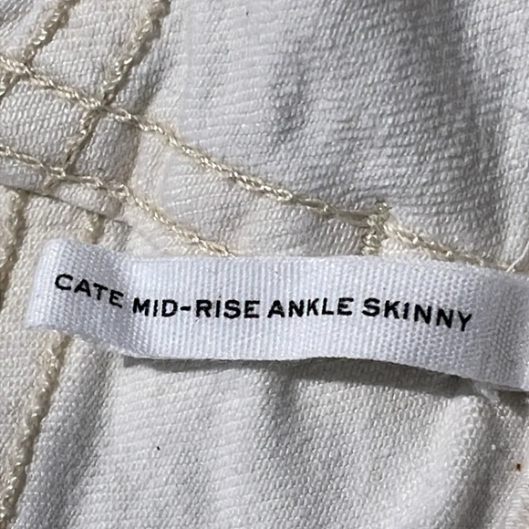 Rag & Bone "Cate” Mid-Rise Ankle Skinny Jeans - Picture 13 of 14